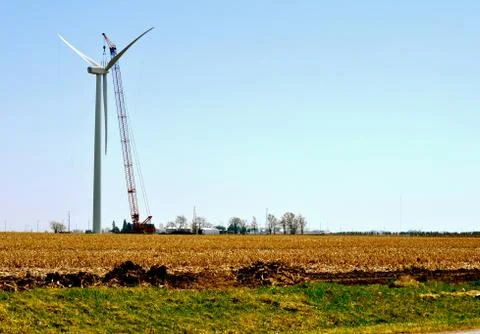 Wind turbines 스톡 사진
