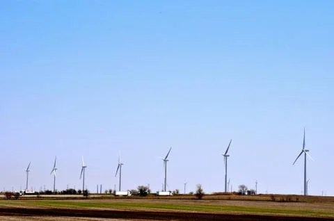 Wind turbines Stock Photos