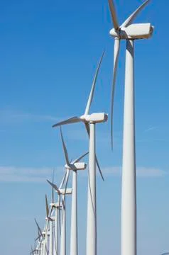 Wind turbines Stock Photos