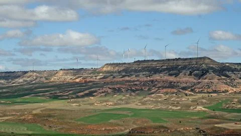 Wind turbines Stock Photos