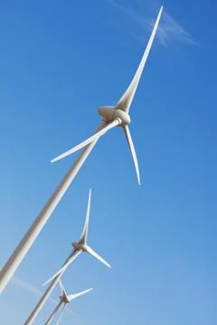 Wind turbines Stock Photos