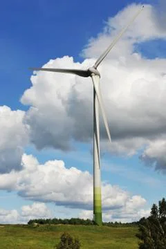 Wind turbines Stock Photos