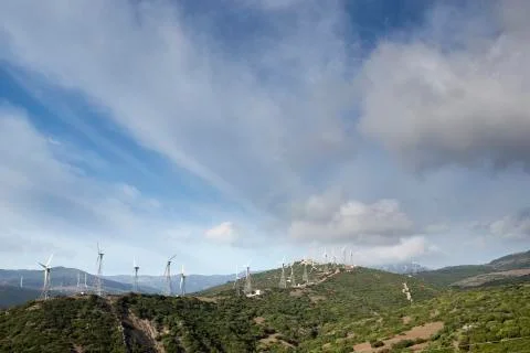 Wind turbines Stock Photos