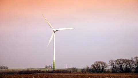 Wind turbines Foto stock