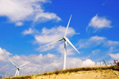 Wind turbines Foto stock