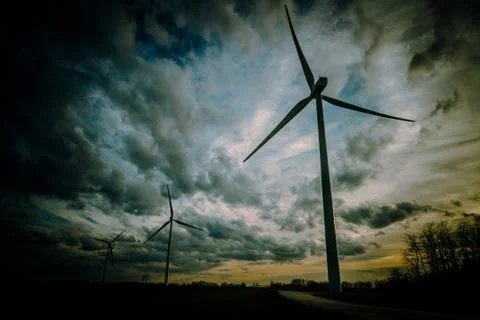 Wind Turbines 스톡 사진