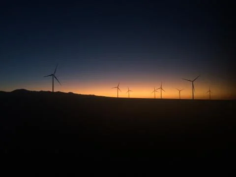 Wind Turbines 스톡 사진