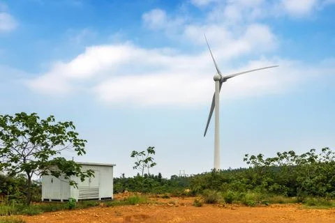 Wind turbines Stock Photos