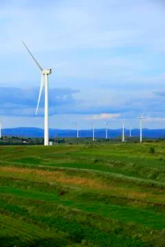 Wind turbines Stock Photos