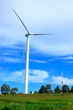 Wind turbines Stock Photos