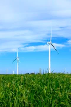 Wind turbines Stock Photos