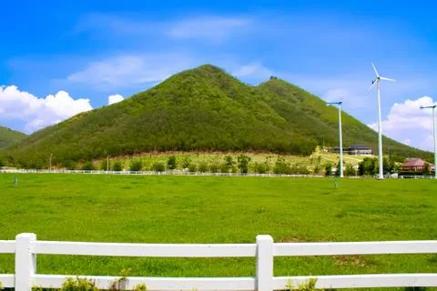 Wind turbines Stock Photos
