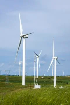 Wind turbines Stock Photos