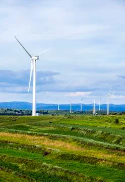 Wind turbines Stock Photos