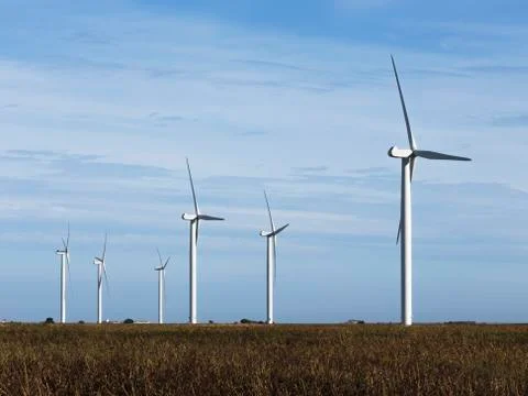 Wind turbines Stock Photos