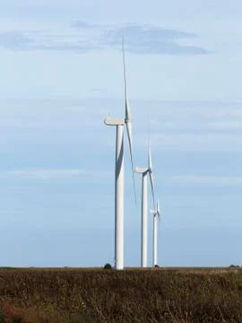 Wind turbines Stock Photos