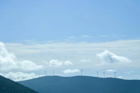 Wind turbines Stock Photos