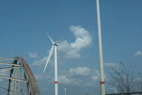 Wind turbines Stock Photos