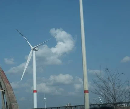 Wind turbines Stock Photos