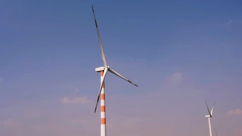 Wind Turbines, Renewable Energy Stock Footage 110402074
