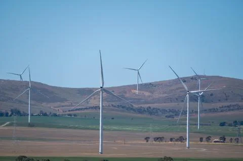 Wind Turbines SA Stock Photos