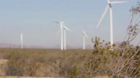 Wind Turbines Slow Motion 01 動画素材 49288352