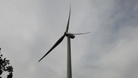 Wind turbines  timelapse Video stock 131052127