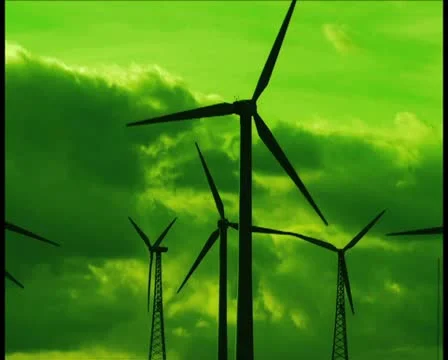 Wind turbines V1 - PAL Stock Footage 10748899