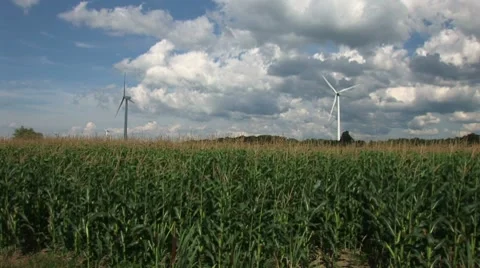 Wind Turbines, Windmills Vídeo Stock 8556727