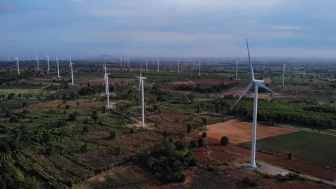 Wind turbines05.201900108101 Stock Footage 111147425