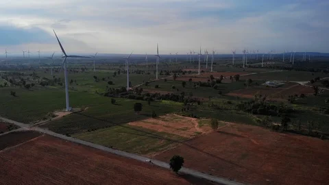 Wind turbines05.201900109229 Stock Footage 112009207