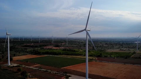Wind turbines05.201900113178 Stock Footage 112336960