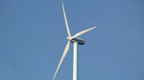 Wind turbing spinning Stock Footage 50084962