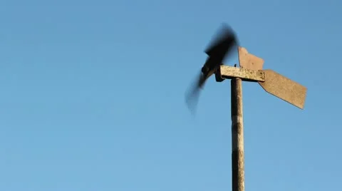 Wind vane Stock Footage 10800130
