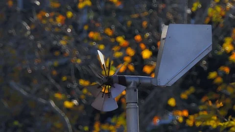 Wind vane with propeller Stock Footage 83688981