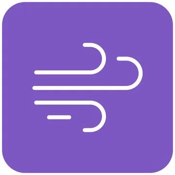 Wind Vector Icon Design Illustration Illustrazione stock