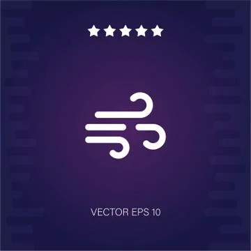 Wind vector icon Stock Illustration