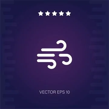 Wind vector icon Stock Illustration