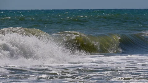 WIND WAVES DETAIL Video stock 250354022