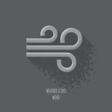 Wind Weather Icon Stock Illustration