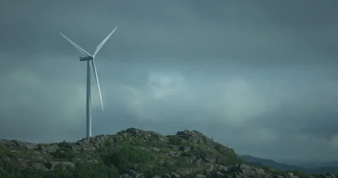 Wind weel in landscape Stock Footage 263039461
