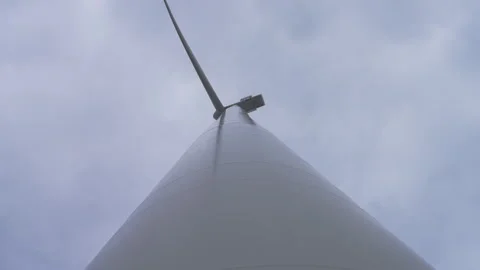 Wind wheel filmed from below Video stock 325338047