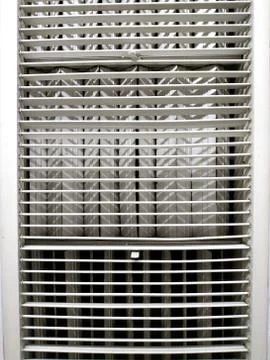 Wind windows on factory Stock Photos