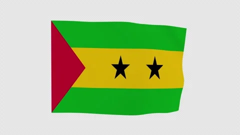 Windblown Fabric Sao Tome Loop Alpha Channel 库存影片 342981295