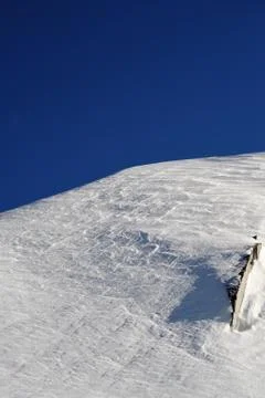 Windblown mountain top Stock Photos