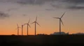 Windcraft at Madeira mountain landscape HD Footage