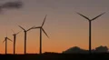 Windcraft at Madeira mountain landscape HD Footage