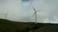 Windcraft turbines in mountain area 20110426 115012 HD Footage