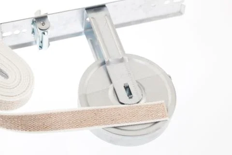 Winder and strap for roller shutter Stock Photos