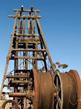 Winder at broken hill Stock Photos